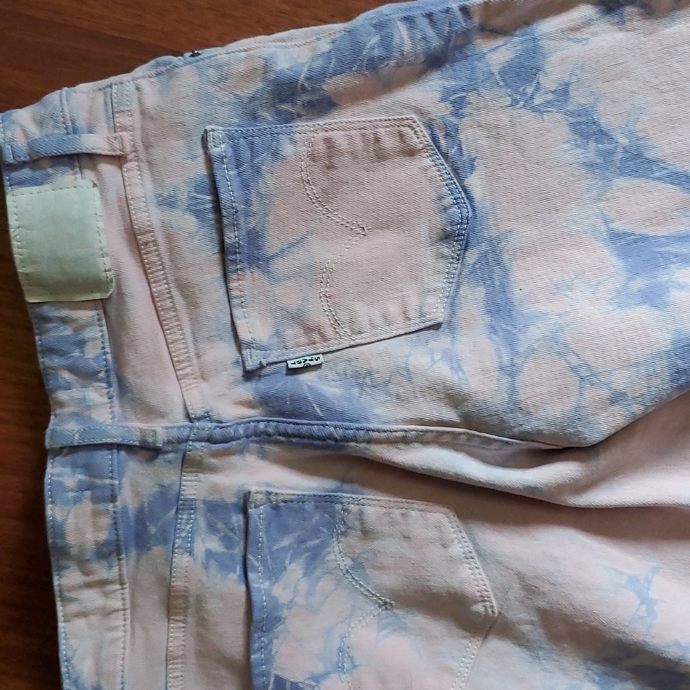 LEVI'S Pink & Blue Tie-dye Hi-Rise Skinny Ankle Jeans-  Size 28 NWOT